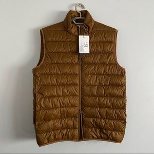 Barbour Bretby Gilet Brown Puffy Down Vest